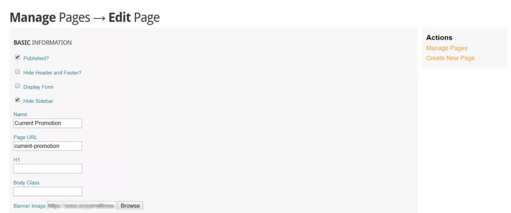 Content Management Features Content Management Features