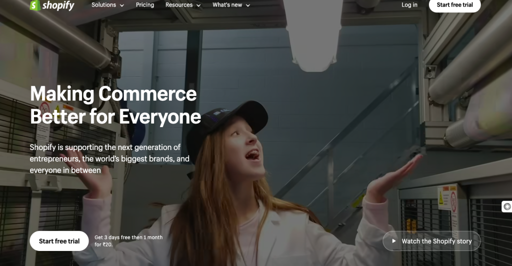 Shopify's E-Commerce Shopify's E-Commerce
